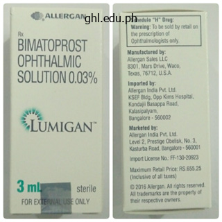 generic lumigan 3 ml line